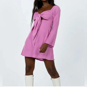 Princess Polly Adriana Pink Mini Dress Size 6